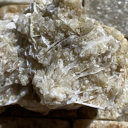 BREWSTERITE : CLASHGORM MINE, STRONTIAN, ARGYL, SCOTLAND 26g MF4678