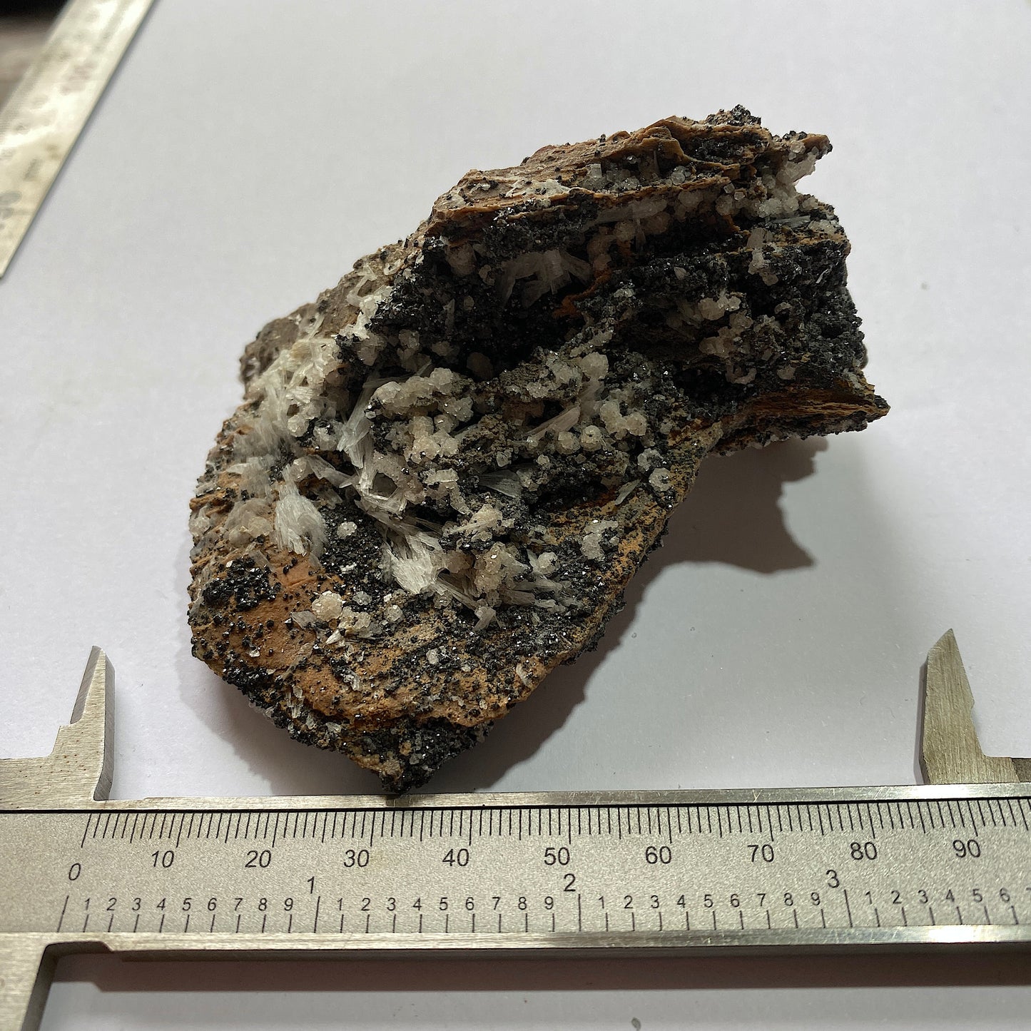 CERUSSITE WITH DESCLOZITE [ETC] - PREGUICA MINE, BEJA, PORTUGAL 192g MF665