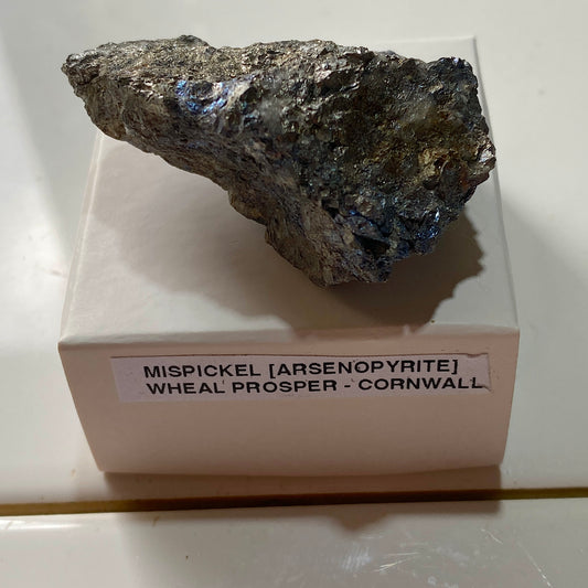 MISPICKEL [ARSENOPYRITE] : WHEAL PROSPER, ST HILARY, CORNWALL, ENGLAND  77g MF5363