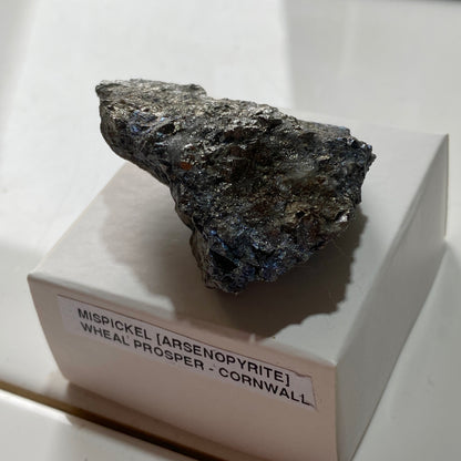 MISPICKEL [ARSENOPYRITE] : WHEAL PROSPER, ST HILARY, CORNWALL, ENGLAND  77g MF5363