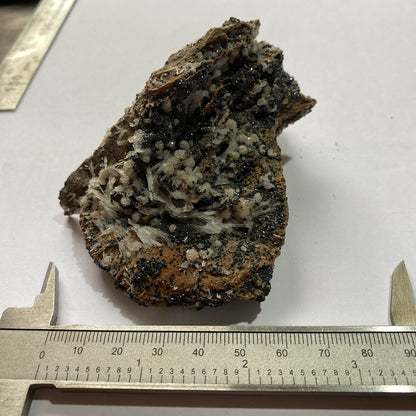 CERUSSITE WITH DESCLOZITE [ETC] - PREGUICA MINE, BEJA, PORTUGAL 192g MF665