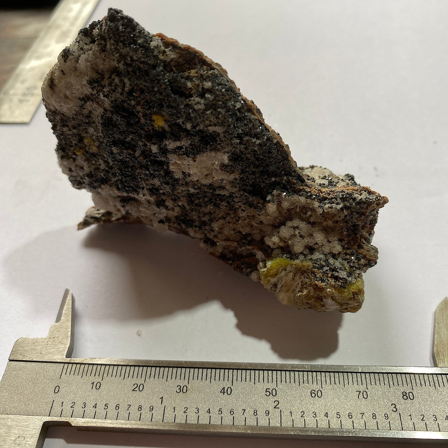 CERUSSITE WITH DESCLOZITE [ETC] - PREGUICA MINE, BEJA, PORTUGAL 192g MF665