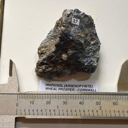 MISPICKEL [ARSENOPYRITE] : WHEAL PROSPER, ST HILARY, CORNWALL, ENGLAND  77g MF5363