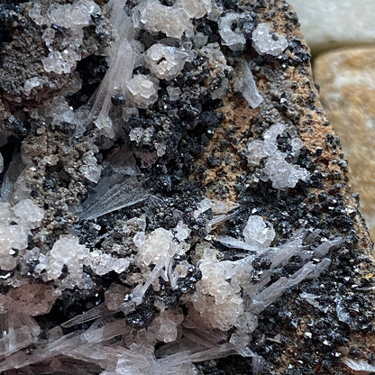 CERUSSITE WITH DESCLOZITE [ETC] - PREGUICA MINE, BEJA, PORTUGAL 192g MF665