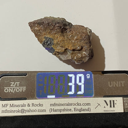 FLUORITE/GALENA ETC : WHEAL RAY, ST IVE, CORNWALL 39g MF4674