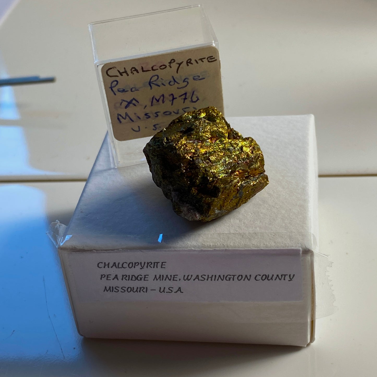 CHALCOPYRITE - PEA RIDGE MINE, MISSOURI, U.S.A. 16g MF6107