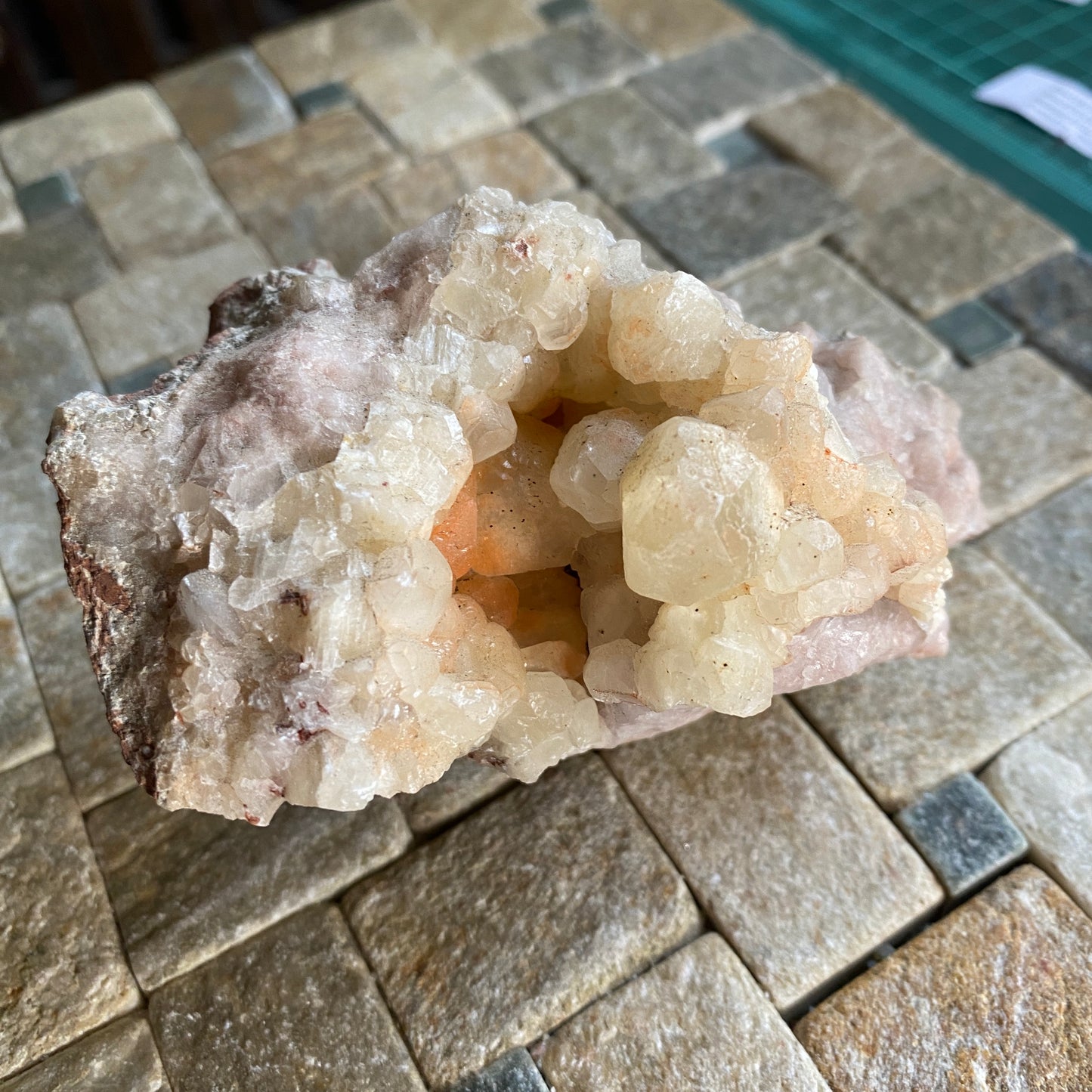 CALCITE/QUARTZ - DULCOTE QUARRY, MENDIP HILLS, SOMERSET  284g.  MF110