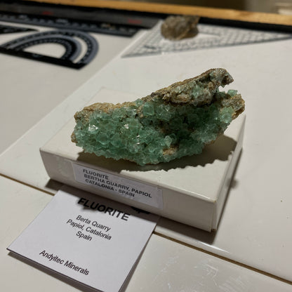 FLUORITE: BERTA QUARRY, PAPIOL, CATALONIA, SPAIN 49g MF4680