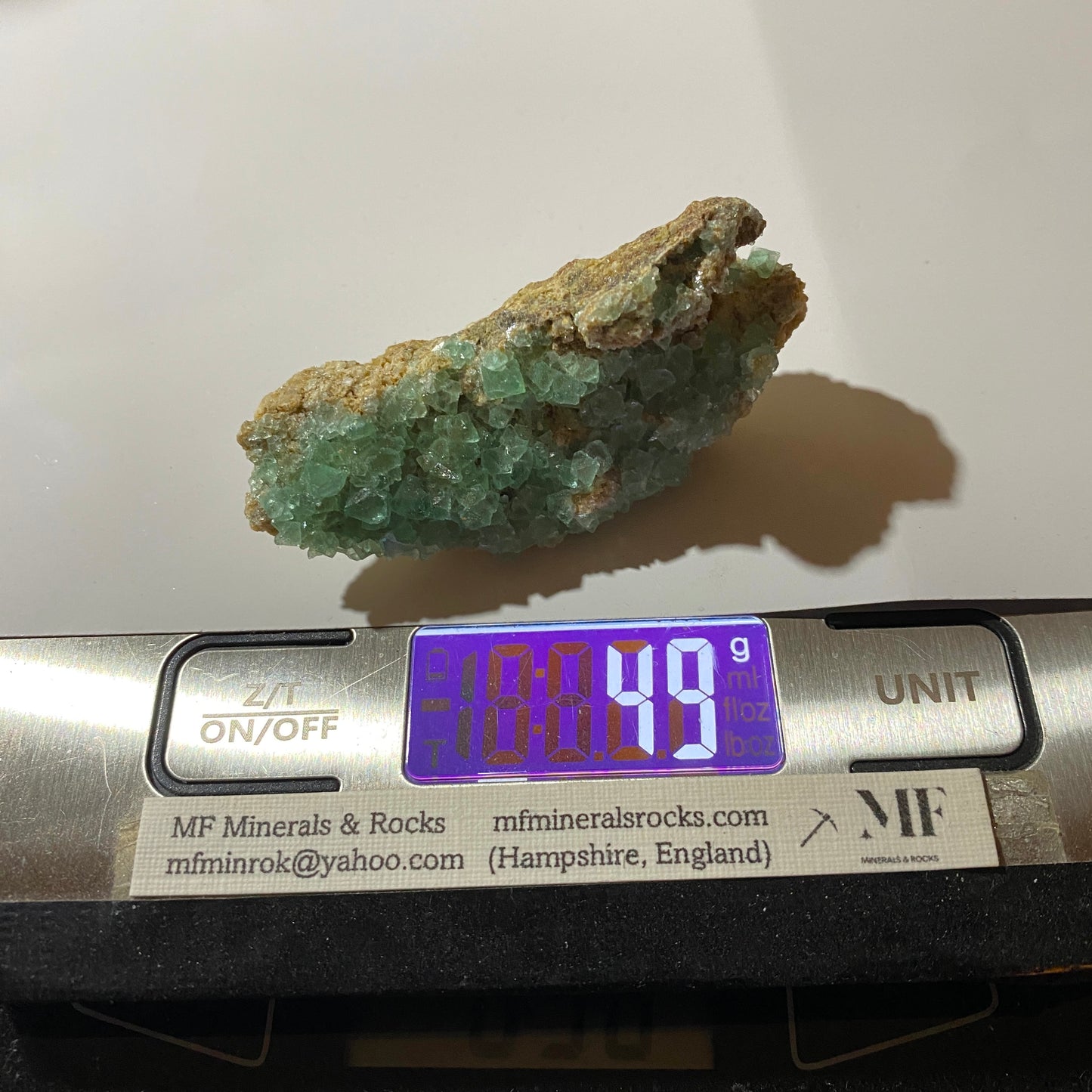 FLUORITE: BERTA QUARRY, PAPIOL, CATALONIA, SPAIN 49g MF4680