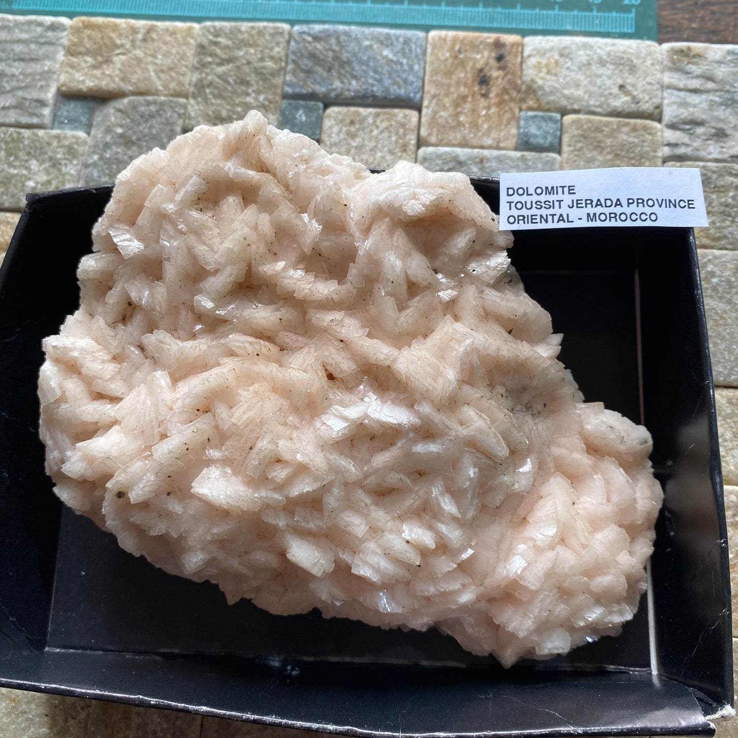 DOLOMITE - TOUSSIT, JERADA PROVINCE, ORIENYAL, MOROCCO  409g MF646