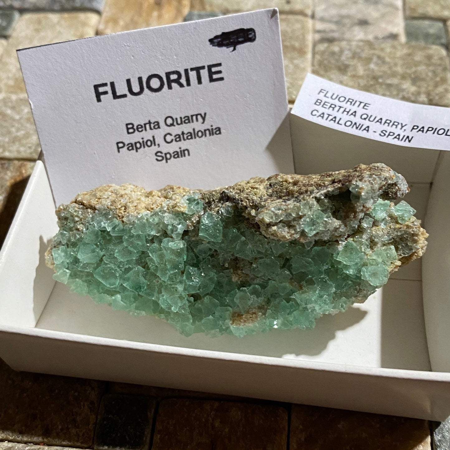 FLUORITE: BERTA QUARRY, PAPIOL, CATALONIA, SPAIN 49g MF4680