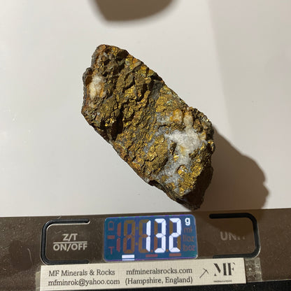 CHALCOPYRITE : SNOWDONIA, WALES. U.K. 132g. MF4669