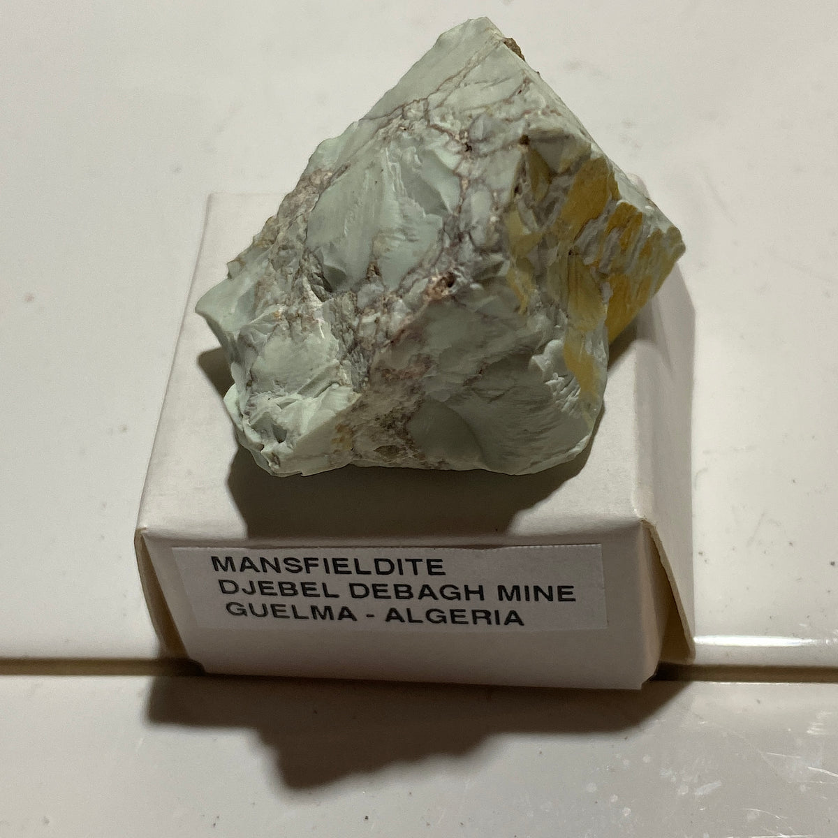 MANSFIELDITE RARE SPECIMEN : DJEBEL DEBAGH MINE, GUELMA, ALGERIA  35g MF5359