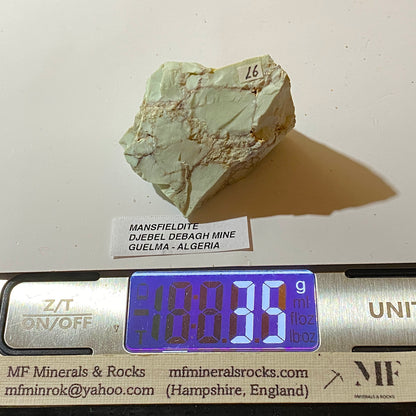 MANSFIELDITE RARE SPECIMEN : DJEBEL DEBAGH MINE, GUELMA, ALGERIA  35g MF5359