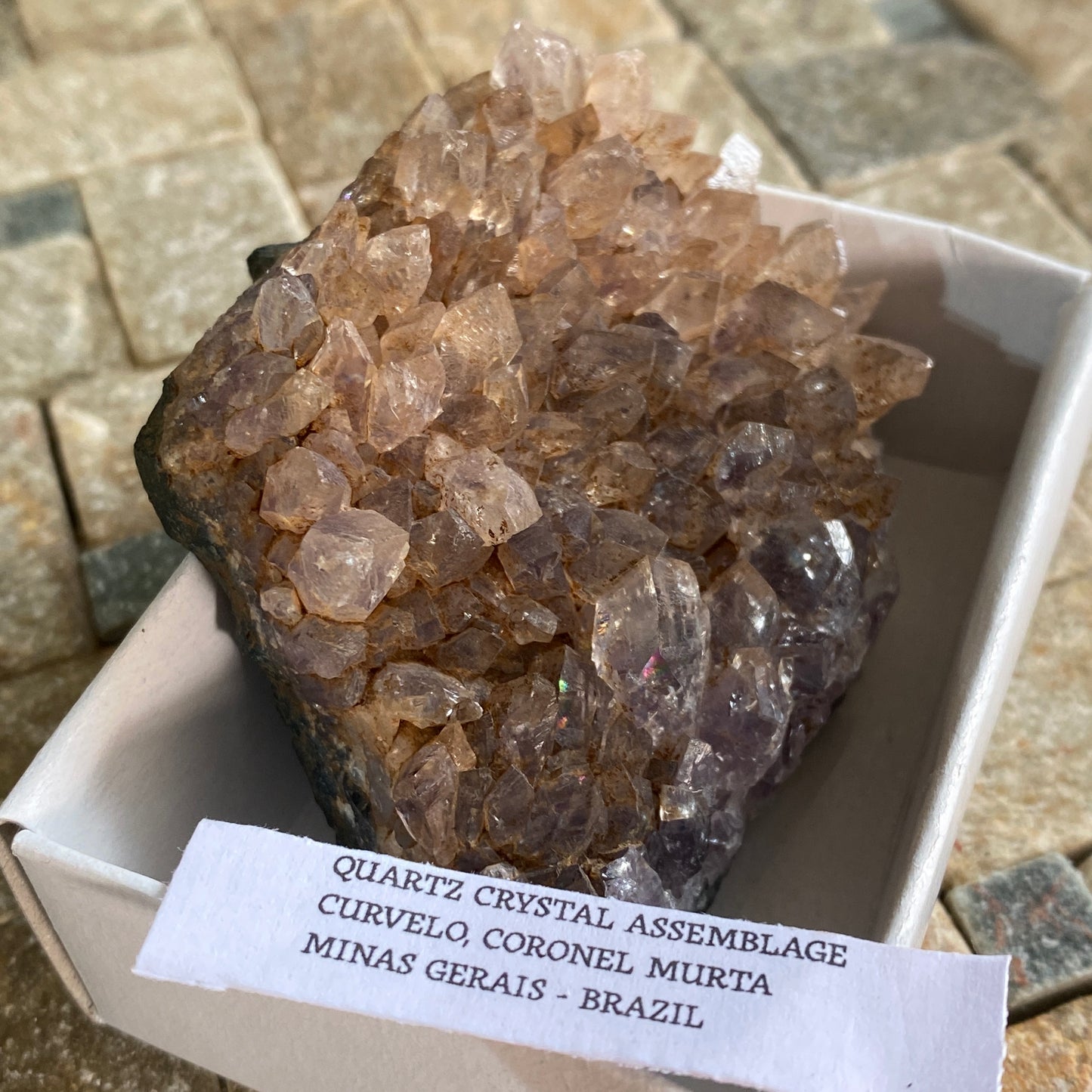 QUARTZ CRYSTAL ASSEMBLAGE - MINAS GERAIS, BRAZIL 119g. MF3030