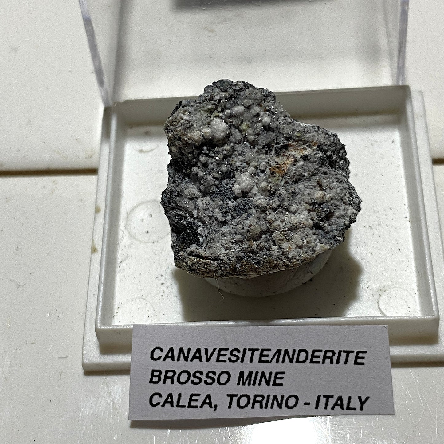 CANAVESITE/INDERITE/DYPINGITE : BROSSO MINE, CALEA, TORINO, ITALY. 9g MF4682