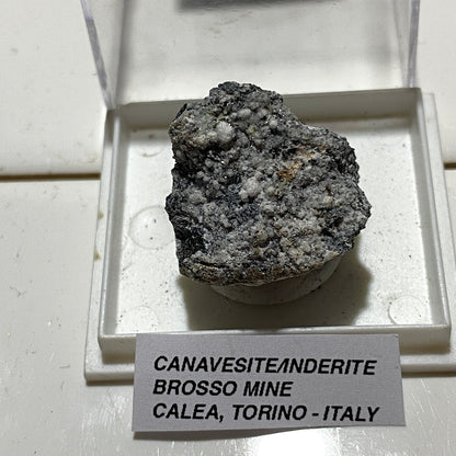 CANAVESITE/INDERITE/DYPINGITE : BROSSO MINE, CALEA, TORINO, ITALY. 9g MF4682