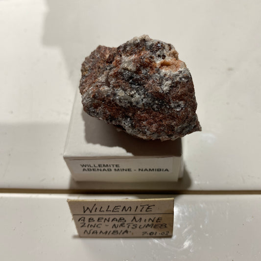 RARE WILLEMITE, RARE PROVENANCE : ABENAB MINE, OTJOZONDJUPA, NAMIBIA  62g MF5361