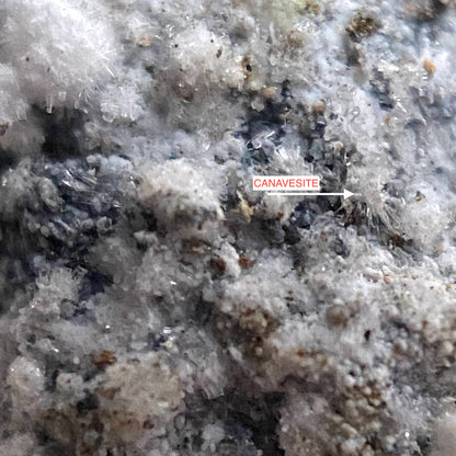 CANAVESITE/INDERITE/DYPINGITE : BROSSO MINE, CALEA, TORINO, ITALY. 9g MF4682