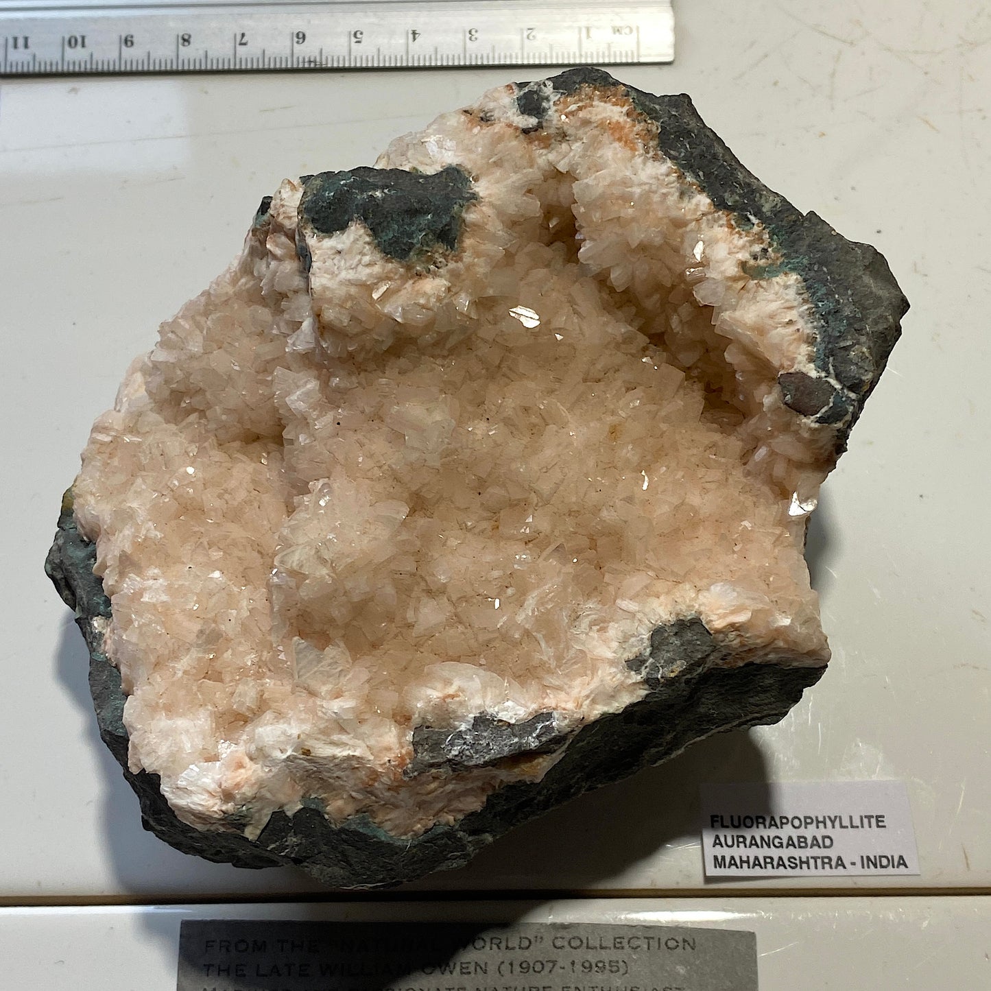 FLUORAPOPHYLLITE - AURANGABAD, MAHARASHTRA, INDIA. 757g MF662