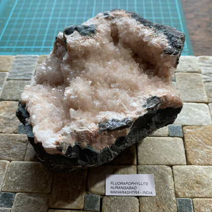 FLUORAPOPHYLLITE - AURANGABAD, MAHARASHTRA, INDIA. 757g MF662