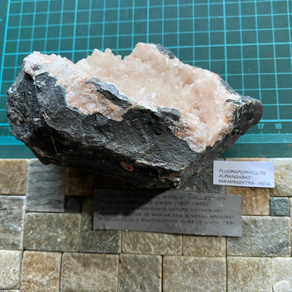 FLUORAPOPHYLLITE - AURANGABAD, MAHARASHTRA, INDIA. 757g MF662