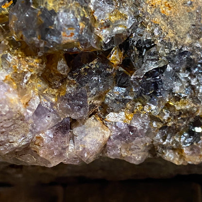 FLUORITE [ETC] : ALLENHEADS MINE, ALLENDALE, NORTHUMBERLAND, ENGLAND 307g MF4673