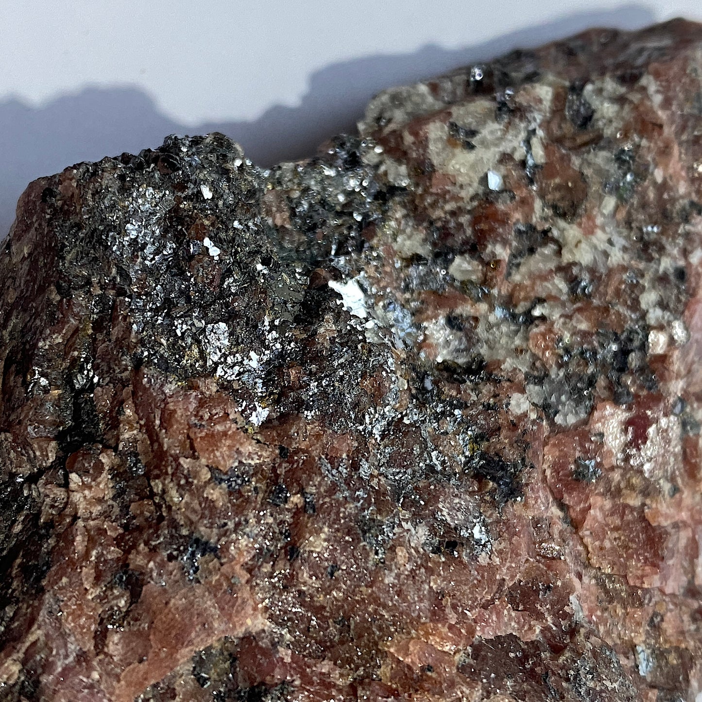 RHODONITE WITH PYRRHOTITE [ETC] - SAN MARTIN MINE, ANCASH, PERU  120g MF666