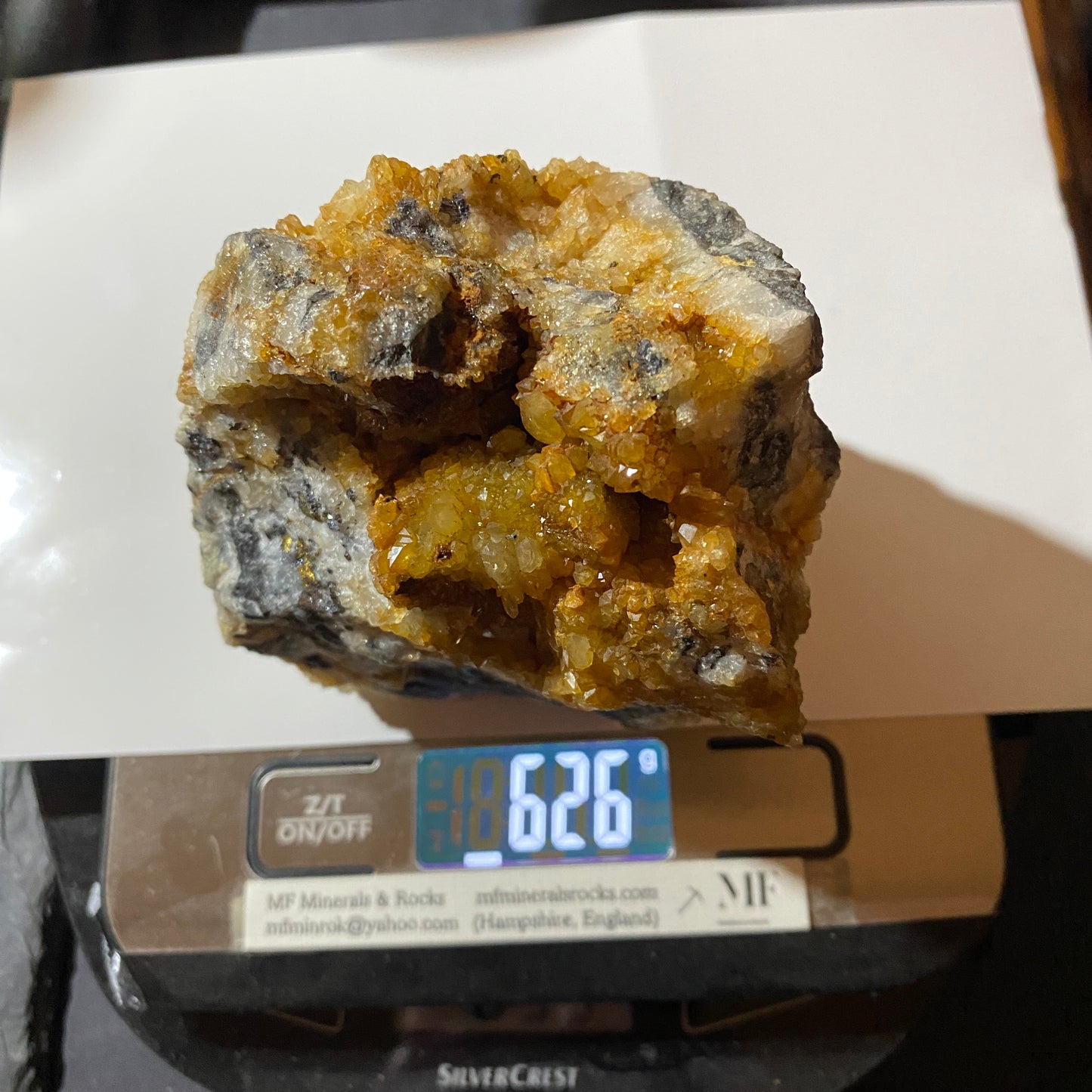 QUARTZ/GALENA [ETC] : PERRANZABULOE, CORNWALL, ENGLAND 626g MF4672