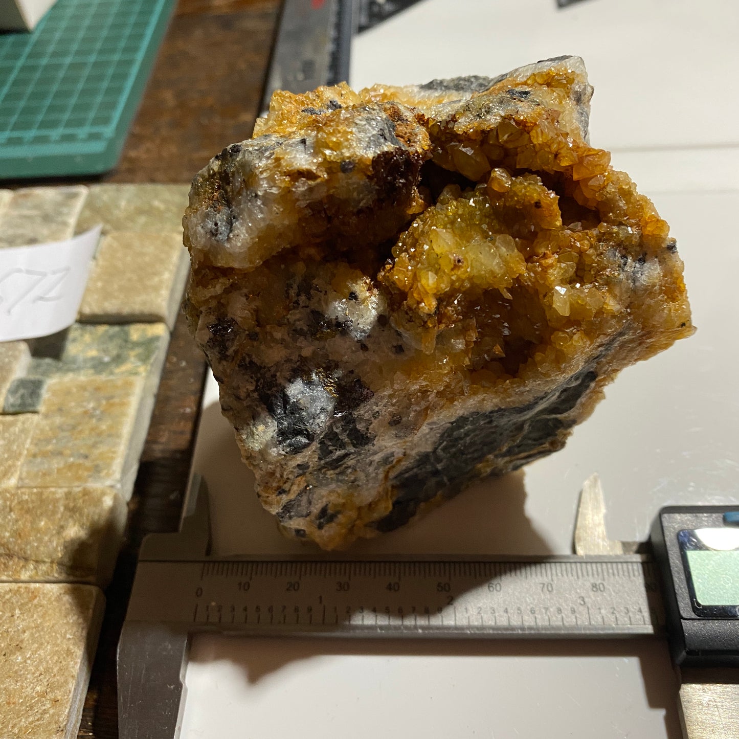 QUARTZ/GALENA [ETC] : PERRANZABULOE, CORNWALL, ENGLAND 626g MF4672