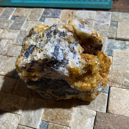 QUARTZ/GALENA [ETC] : PERRANZABULOE, CORNWALL, ENGLAND 626g MF4672