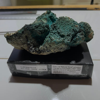 CHRYSOCOLLA - KOLWEZI, LUALABA, ZAIRE [ NOW D.R.C.] 82g MF659