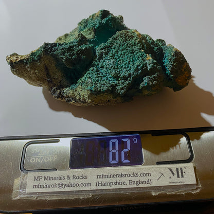 CHRYSOCOLLA - KOLWEZI, LUALABA, ZAIRE [ NOW D.R.C.] 82g MF659