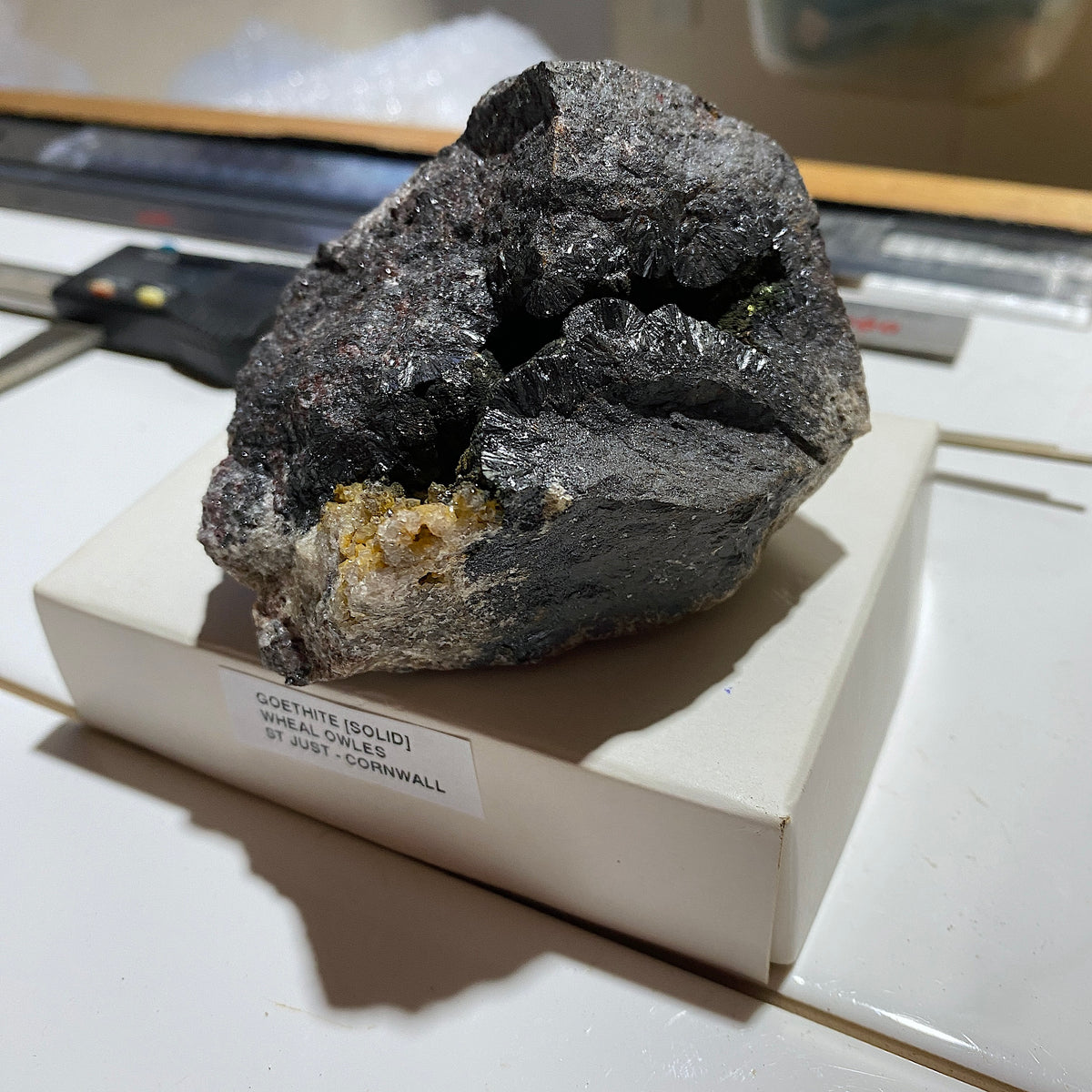 GOETHITE : WHEAL OWLES, ST JUST, PENZANCE, CORNWALL  378g MF5370