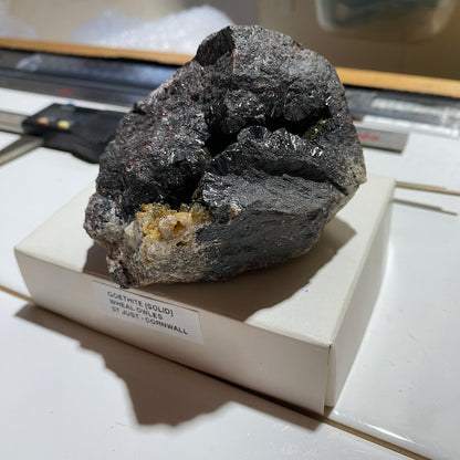 GOETHITE : WHEAL OWLES, ST JUST, PENZANCE, CORNWALL  378g MF5370
