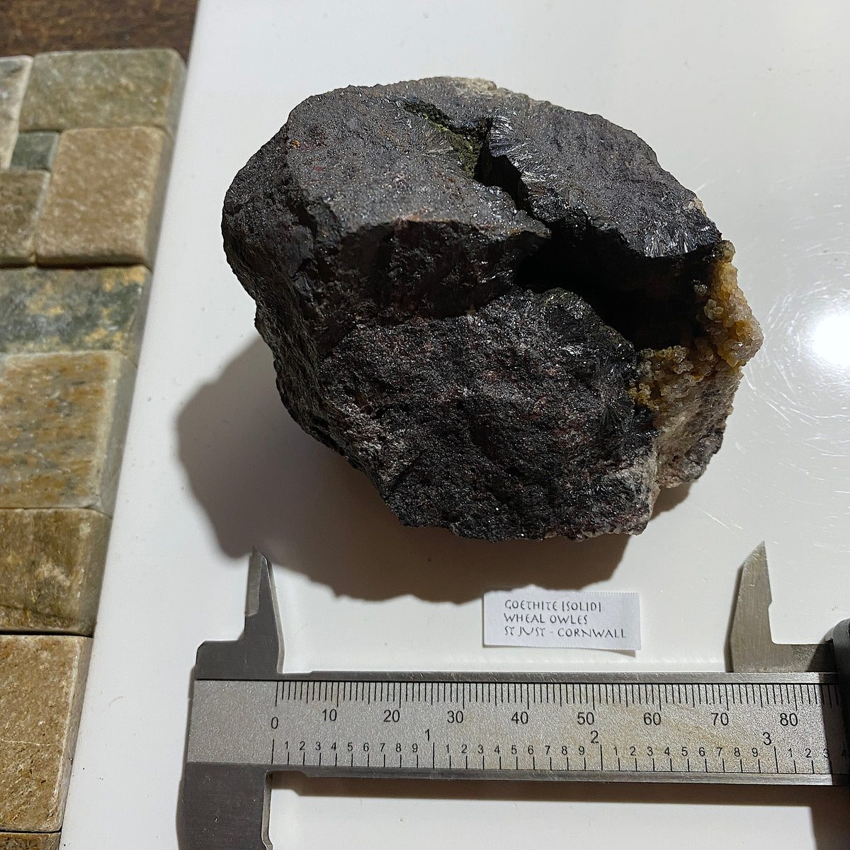 GOETHITE : WHEAL OWLES, ST JUST, PENZANCE, CORNWALL  378g MF5370