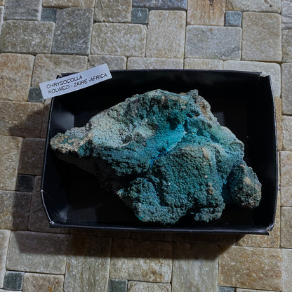 CHRYSOCOLLA - KOLWEZI, LUALABA, ZAIRE [ NOW D.R.C.] 82g MF659