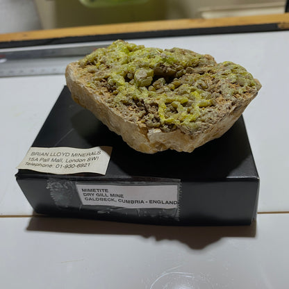 MIMETITE [ETC] - DRY GILL MINE, CALDBECK, ALLERDALE, CUMBRIA 234g MF648