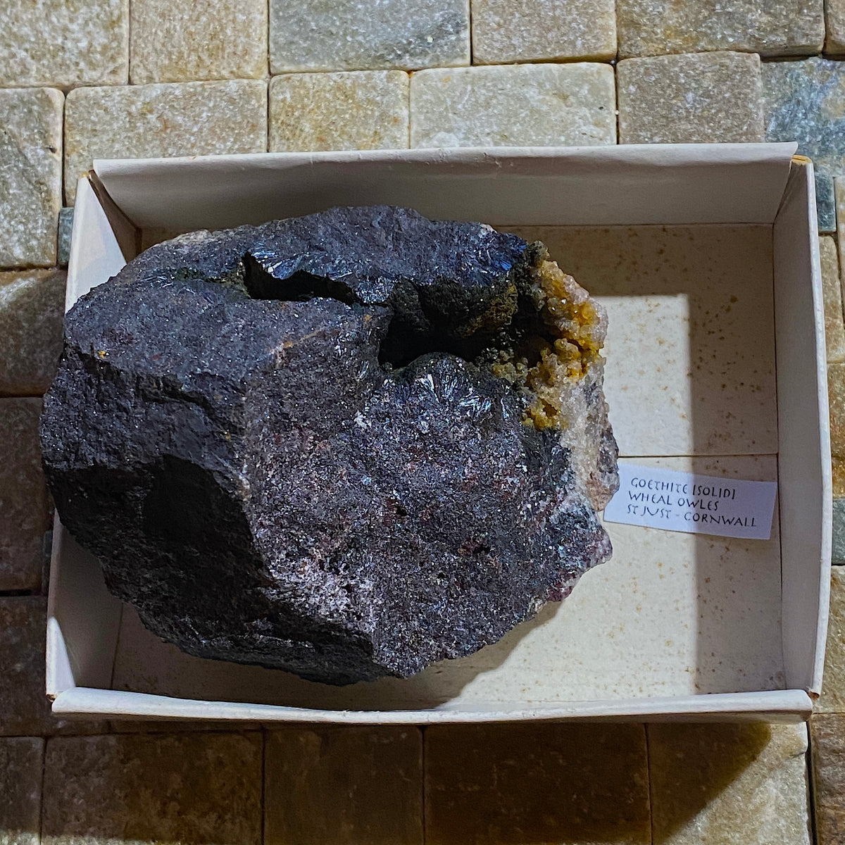 GOETHITE : WHEAL OWLES, ST JUST, PENZANCE, CORNWALL  378g MF5370