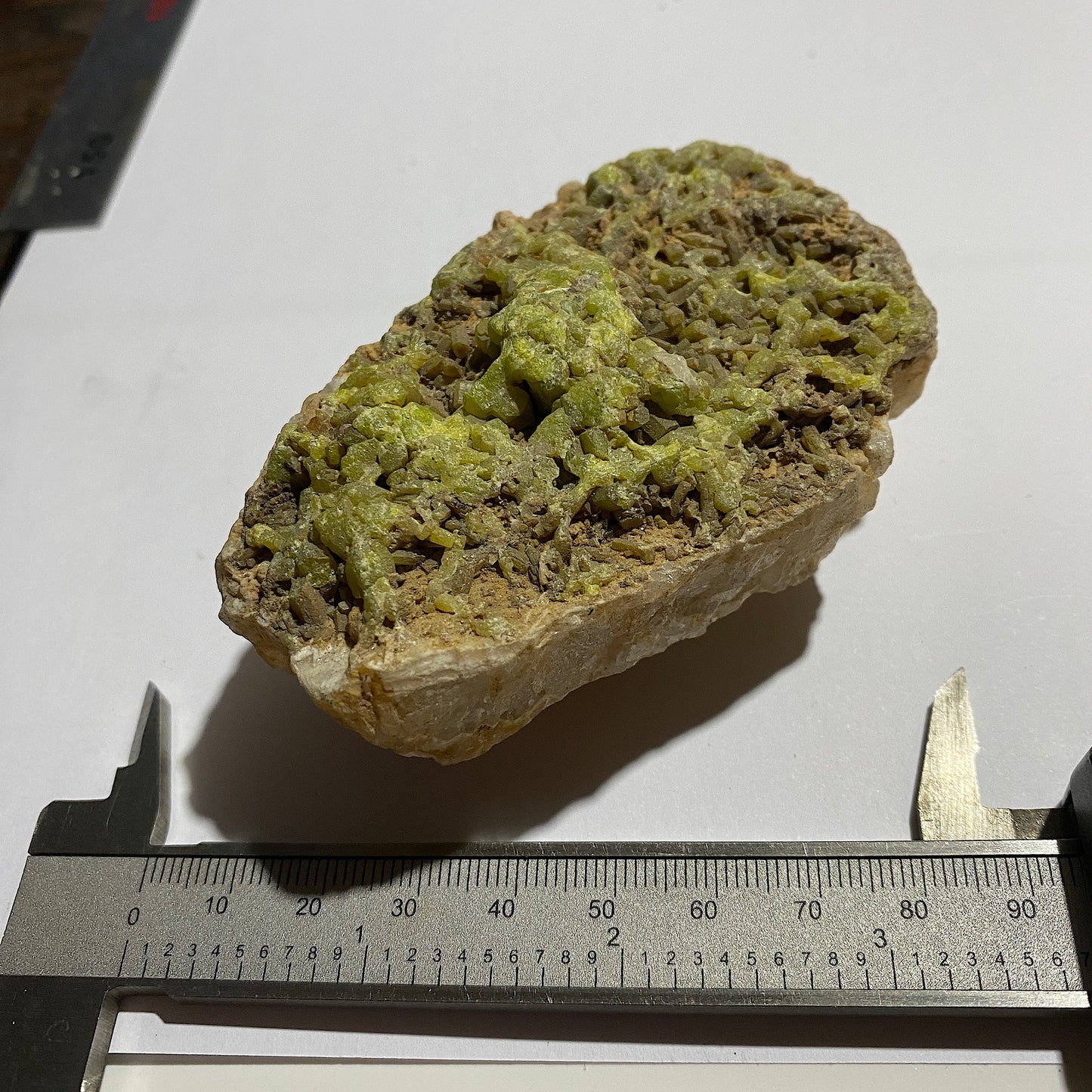 MIMETITE [ETC] - DRY GILL MINE, CALDBECK, ALLERDALE, CUMBRIA 234g MF648