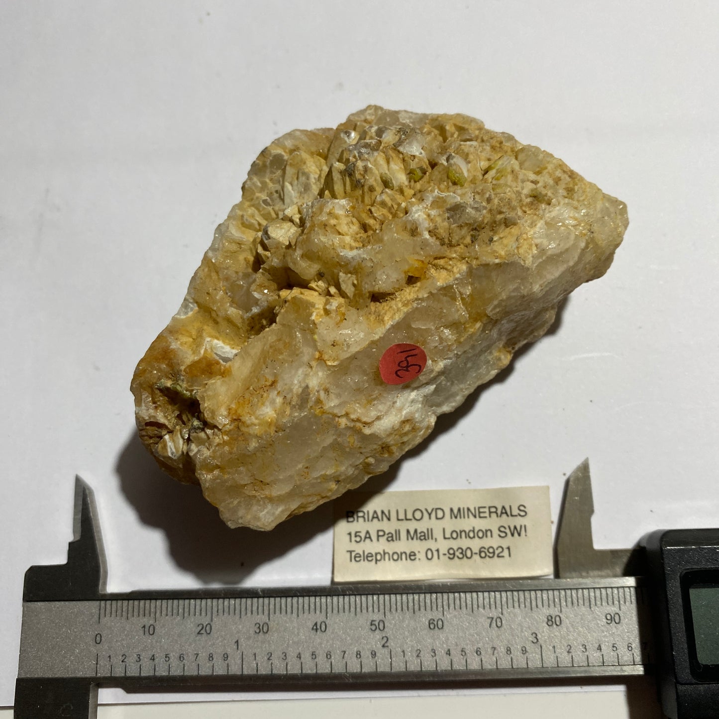 MIMETITE [ETC] - DRY GILL MINE, CALDBECK, ALLERDALE, CUMBRIA 234g MF648