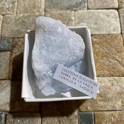 CELESTINE (CELESTITE) : SIERRA DE-LA PAILA, COAHUILA, MEXICO. 31g. MF5371