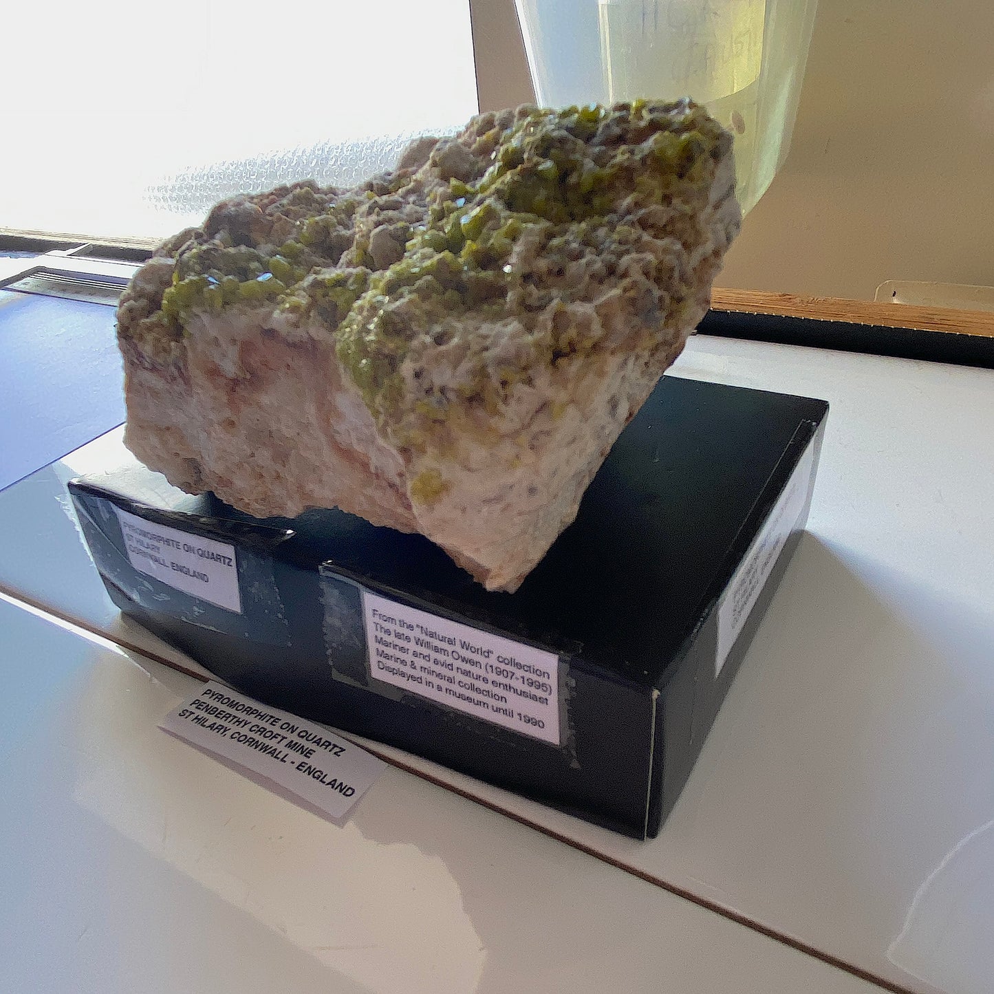 PYROMORPHITE ON QUARTZ ST HILARY, CORNWALL SUBSTANTIAL 646g MF776