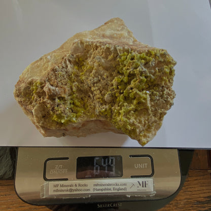 PYROMORPHITE ON QUARTZ ST HILARY, CORNWALL SUBSTANTIAL 646g MF776