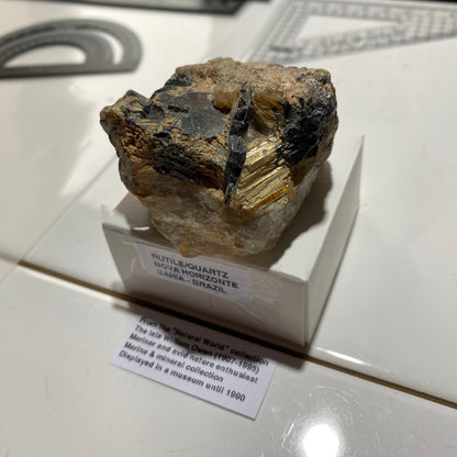 RUTILE : NOVA HORIZONTE, BAHIA, BRAZIL. 101g MF4690