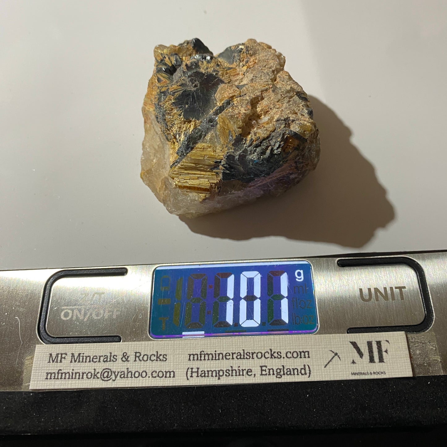 RUTILE : NOVA HORIZONTE, BAHIA, BRAZIL. 101g MF4690