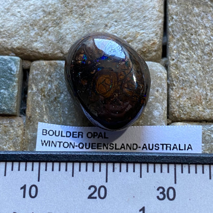BOULDER OPAL GEMSTONE : WINTON, QUEENSLAND, AUSTRALIA 15.30Ct MFG4989