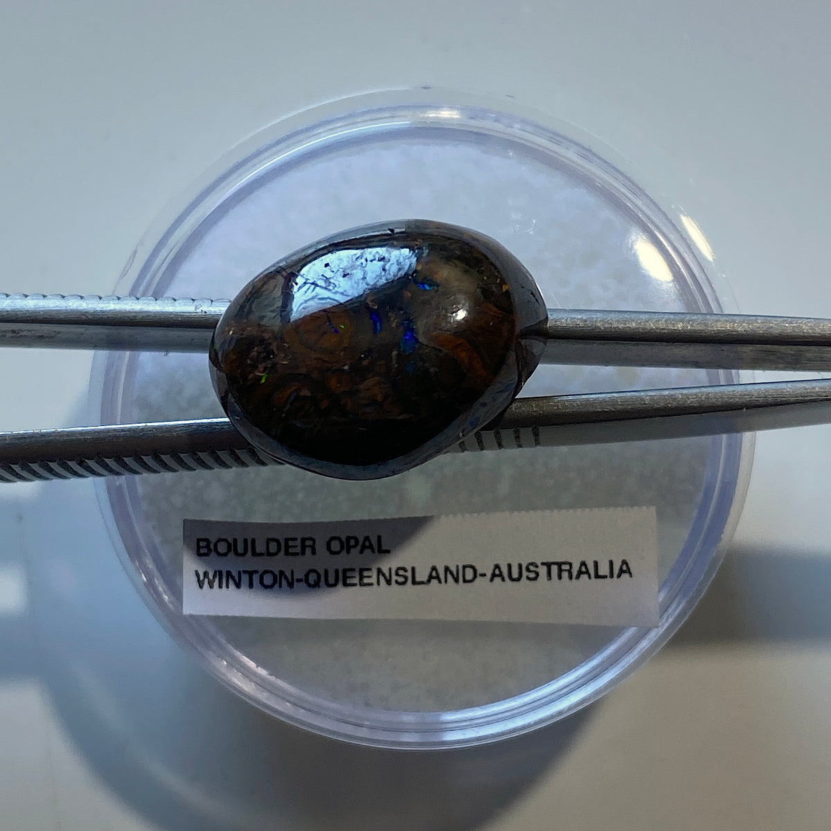 BOULDER OPAL GEMSTONE : WINTON, QUEENSLAND, AUSTRALIA 15.30Ct MFG4989