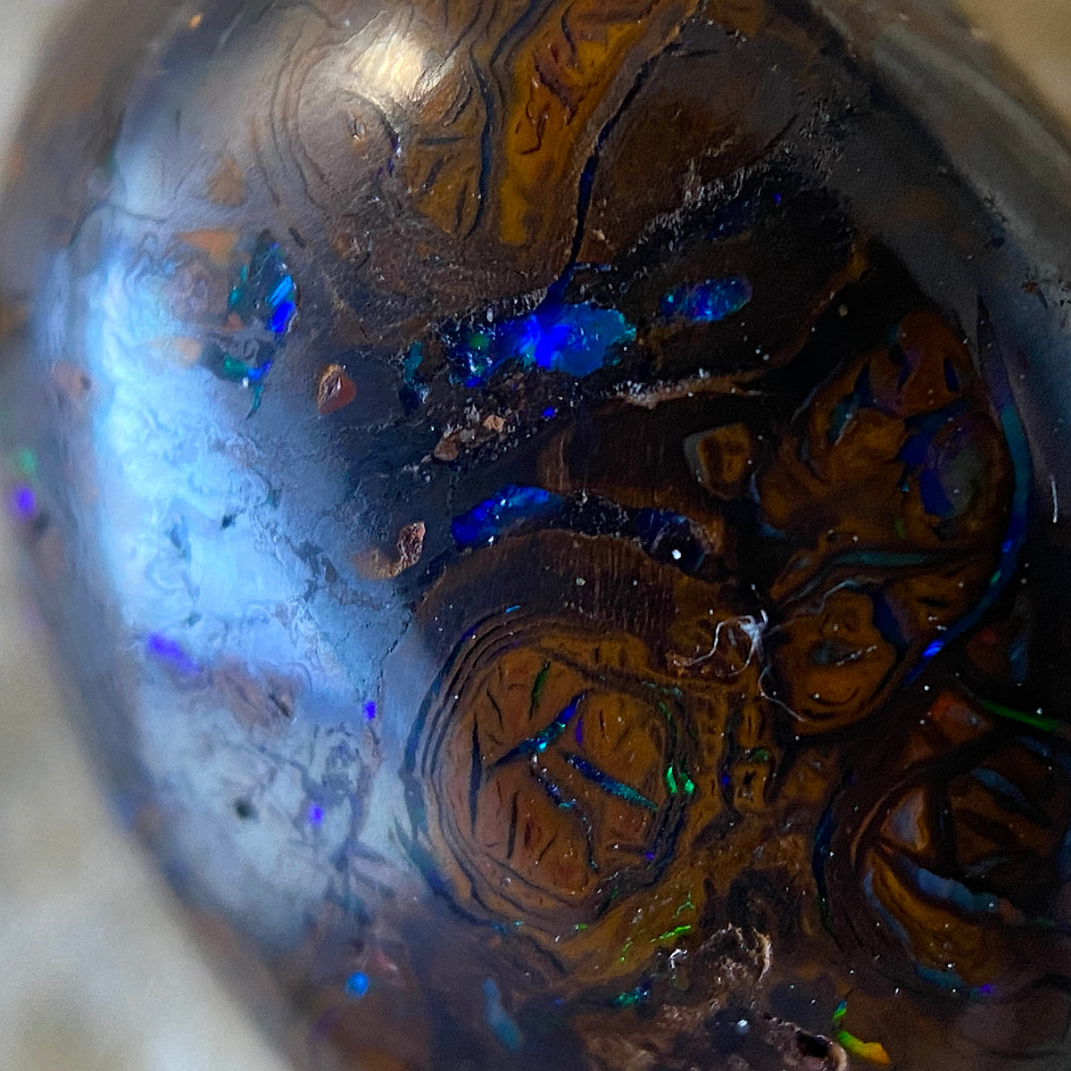 BOULDER OPAL GEMSTONE : WINTON, QUEENSLAND, AUSTRALIA 15.30Ct MFG4989