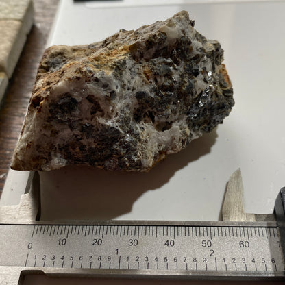 SPHALERITE/HYDROZINCITE/CALCITE : SMALLCLEUGH MINE, ALSTON MOOR, CUMBRIA 275g MF4693